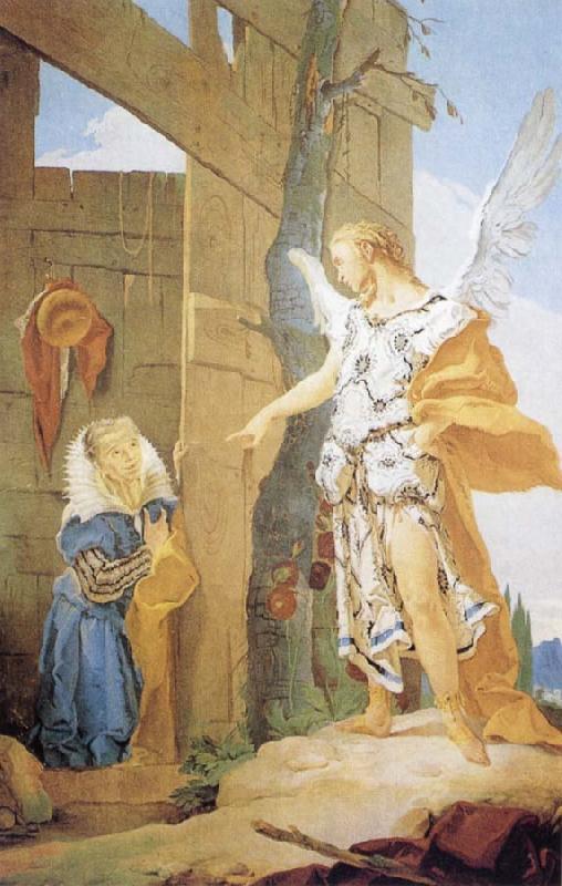 Giovanni Battista Tiepolo Sarah and the Archangel